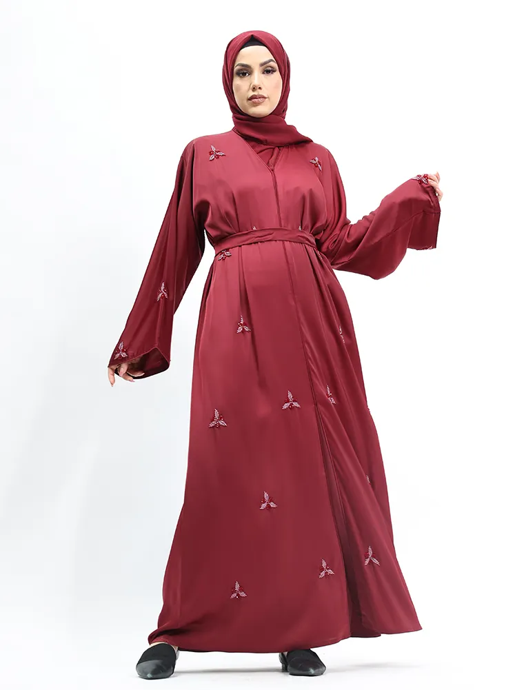 Maroon Hawa Abaya